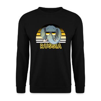 Empire russe - Sweat-shirt Unisexe - noir - Devant - Alina (178cm) & Michal (187cm)