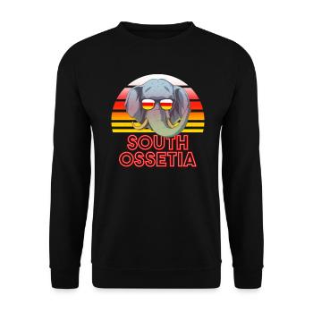 Ossétie du Sud - Sweat-shirt Unisexe - noir - Devant - Alina (178cm) & Michal (187cm)