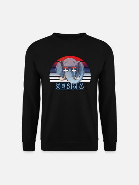Serbie - Sweat-shirt Unisexe - noir
