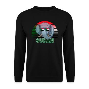 Soudan - Sweat-shirt Unisexe - noir - Devant - Alina (178cm) & Michal (187cm)