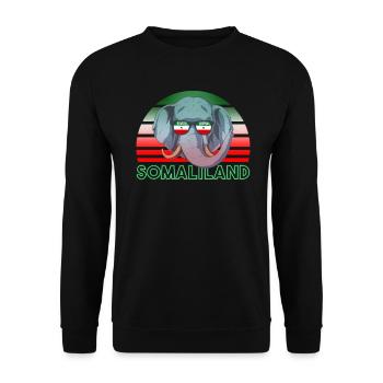 Somaliland - Unisex Sweatshirt - black - Front - Alina (178cm) & Michal (187cm)