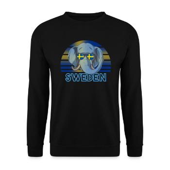 Suède - Sweat-shirt Unisexe - noir - Devant - Alina (178cm) & Michal (187cm)