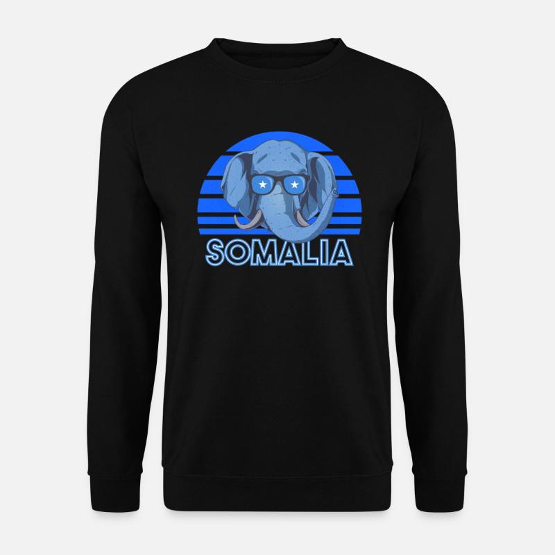 Somalia - Unisex Pullover - Schwarz
