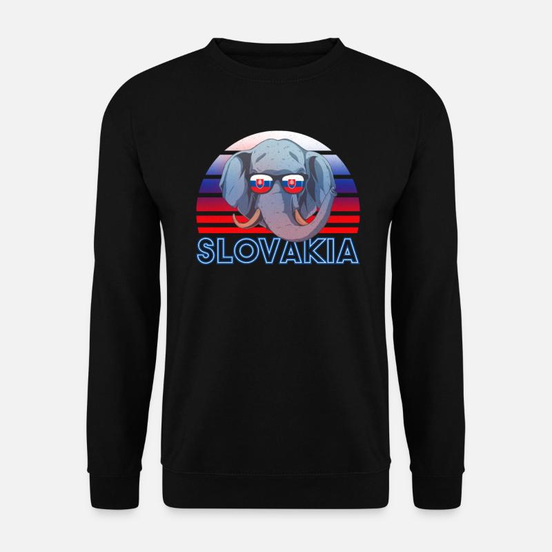 Slowakei - Unisex Pullover - Schwarz