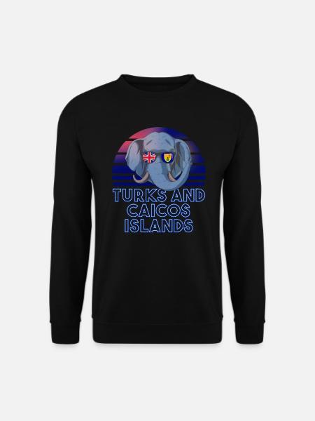Turks and Caicos Islands - Unisex Sweatshirt - black