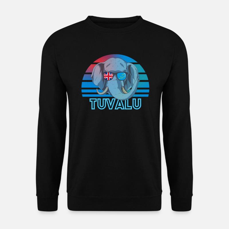 Tuvalu - Unisex Pullover - Schwarz