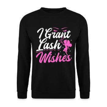 Makeup Artist Beautician & - Unisex Pullover - Schwarz - Vorne - Alina (178cm) & Michal (187cm)