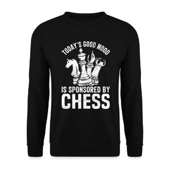 La bonne humeur d’aujourd’hui est sponsorisée par Funny Chess - Sweat-shirt Unisexe - noir - Devant - Alina (178cm) & Michal (187cm)