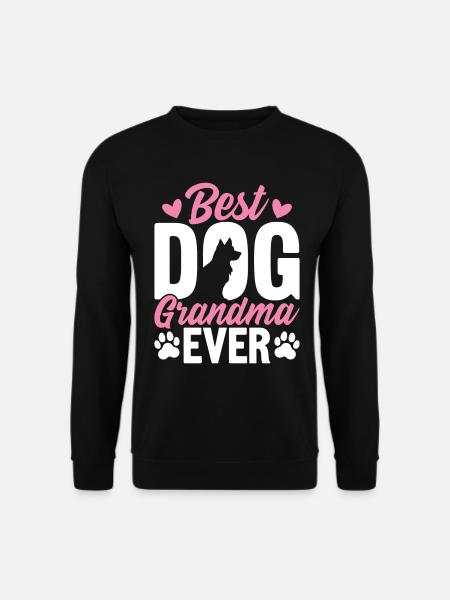 Beste Hundeoma aller Zeiten Lustige Hundegroßmutter Pawma - Unisex Pullover - Schwarz