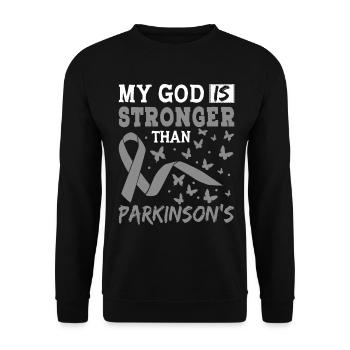 Parkinson-Bewusstsein Zentrales Nervensystem - Unisex Pullover - Schwarz - Vorne - Alina (178cm) & Michal (187cm)
