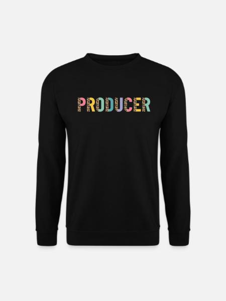 Produzent Half Leopard Kameramann Lustig - Unisex Pullover - Schwarz