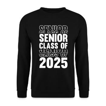 Senior Class Off 2025 - Unisex Pullover - Schwarz - Vorne - Alina (178cm) & Michal (187cm)