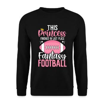 Cette princesse a terminé à la dernière place du repêchage - Sweat-shirt Unisexe - noir - Devant - Alina (178cm) & Michal (187cm)
