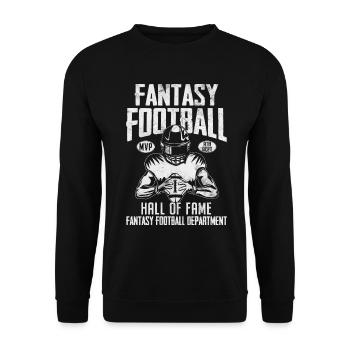 Fantasy Football Hall Of Fame Draft Kickers Drôle - Sweat-shirt Unisexe - noir - Devant - Alina (178cm) & Michal (187cm)