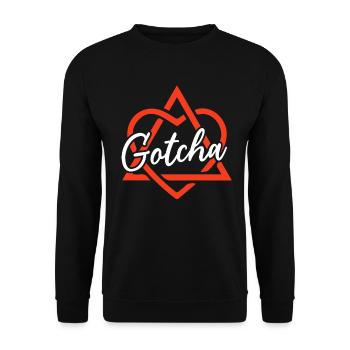 Gotcha Day Adoption Foster Care Adopt Children - Unisex Sweatshirt - black - Front - Alina (178cm) & Michal (187cm)
