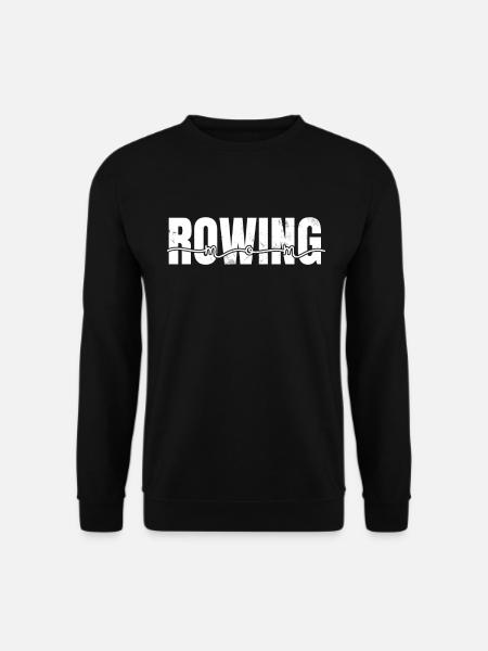 Rudern Mama Skull Ruderrudern Boot Rennen Lustig - Unisex Pullover - Schwarz