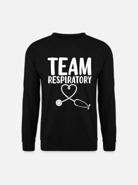 Atemtherapie Pneumologe Peds RT Lustig - Unisex Pullover - Schwarz