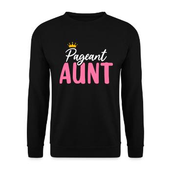 Festzug Tante Glitz Glam Schönheitswettbewerb Tante - Unisex Pullover - Schwarz - Vorne - Alina (178cm) & Michal (187cm)