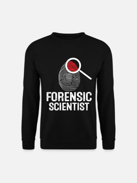 Forensic Scientist Criminology Evidence - Unisex Sweatshirt - black