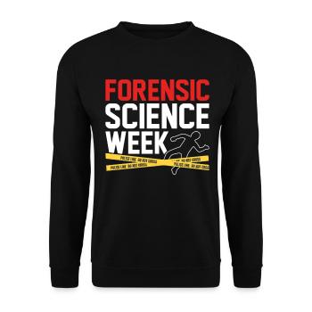 Science médico-légale Criminologie Médico-légale amusante - Sweat-shirt Unisexe - noir - Devant - Alina (178cm) & Michal (187cm)