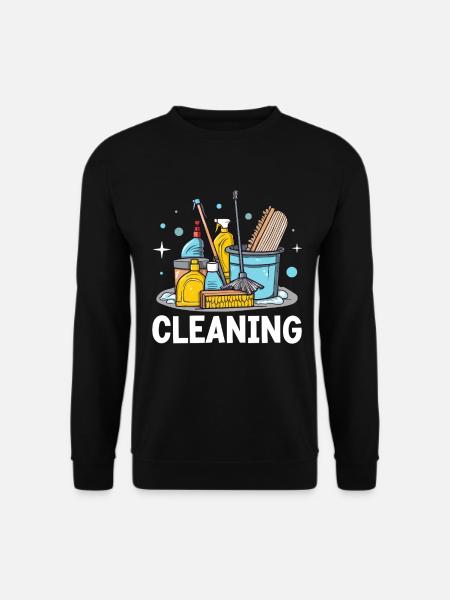 Nettoyage Ménage Femme de ménage Femme de ménage drôle - Sweat-shirt Unisexe - noir