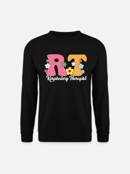 Inhalothérapeute Boho Fleurs Drôle - Sweat-shirt Unisexe - noir