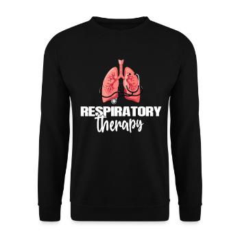 Atemtherapie Peds RT Pulmonale Gesundheitsversorgung - Unisex Pullover - Schwarz - Vorne - Alina (178cm) & Michal (187cm)