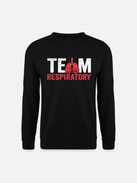 Team Åndedrætsterapi Lungelæge Lunge - Unisex sweater - sort