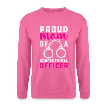 Justizvollzugsbeamter Mutter Strafverfolgung Dünn - Unisex Pullover - Pink - Vorne