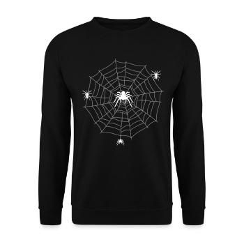 Drôle Tarentule Araignées Entomologie Arachnide - Sweat-shirt Unisexe - noir - Devant - Alina (178cm) & Michal (187cm)