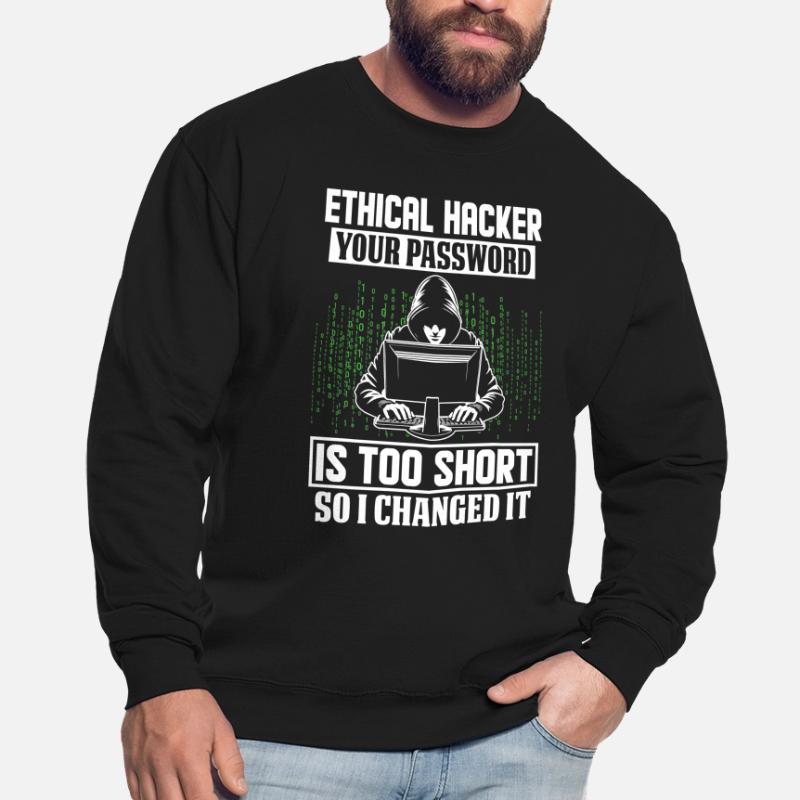 Hacker éthique Cyber Security Code Cracker Drôle Sweat-shirt Unisexe