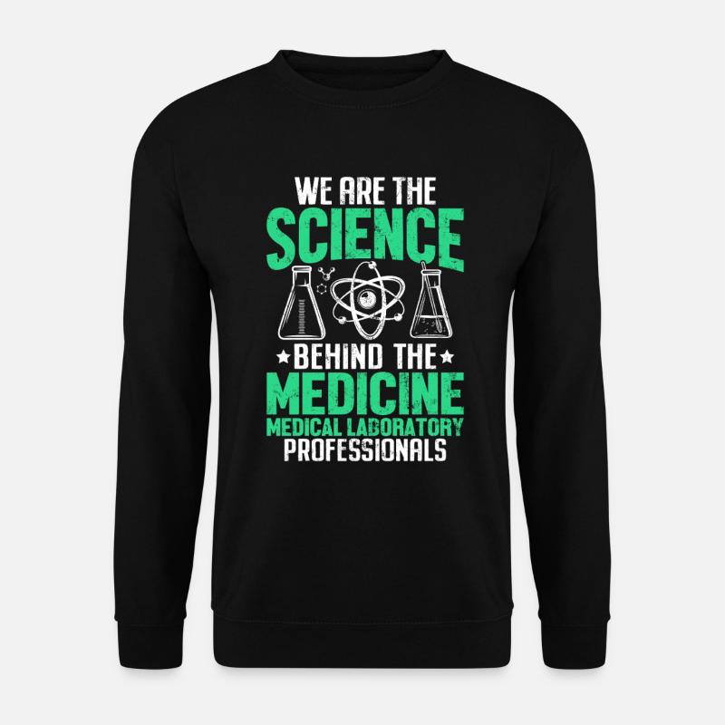 Medizinische Laborprofis Lustiges MLS-Labor - Unisex Pullover - Schwarz