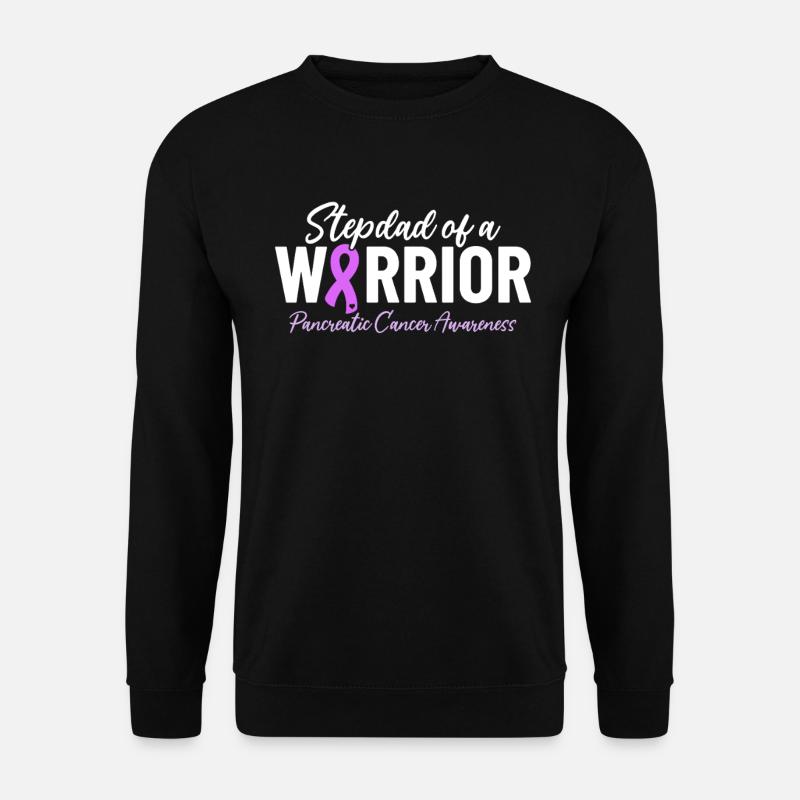 Stiefvater Von Einem Krieger Lila Band Lustig - Unisex Pullover - Schwarz