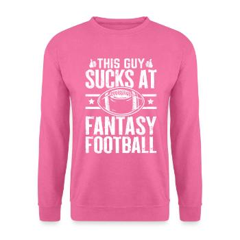 Funny Fantasy Football Fl Repêchage du commissaire - Sweat-shirt Unisexe - rose - Devant