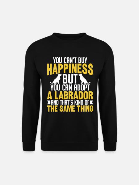 Sie können einen Labrador Funny Lab Retriever adoptieren - Unisex Pullover - Schwarz