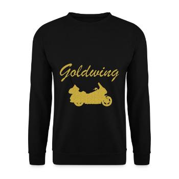 Goldwing cadeau idée cadeau - Sweat-shirt Unisexe - noir - Devant - Alina (178cm) & Michal (187cm)