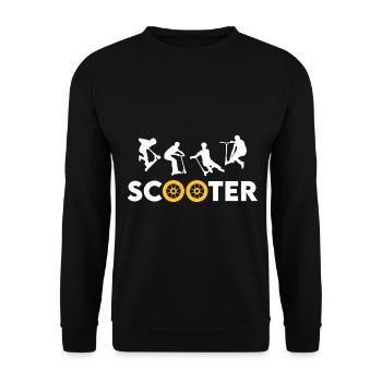 Scooter - Unisex Pullover - Schwarz - Vorne - Alina (178cm) & Michal (187cm)