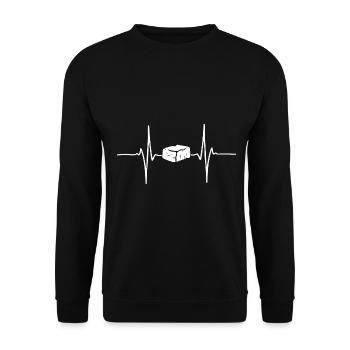 Tofu Lustiges - Unisex Pullover - Schwarz - Vorne - Alina (178cm) & Michal (187cm)