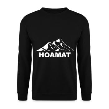 Hoamat - (2) - Unisex Pullover - Schwarz - Vorne - Alina (178cm) & Michal (187cm)