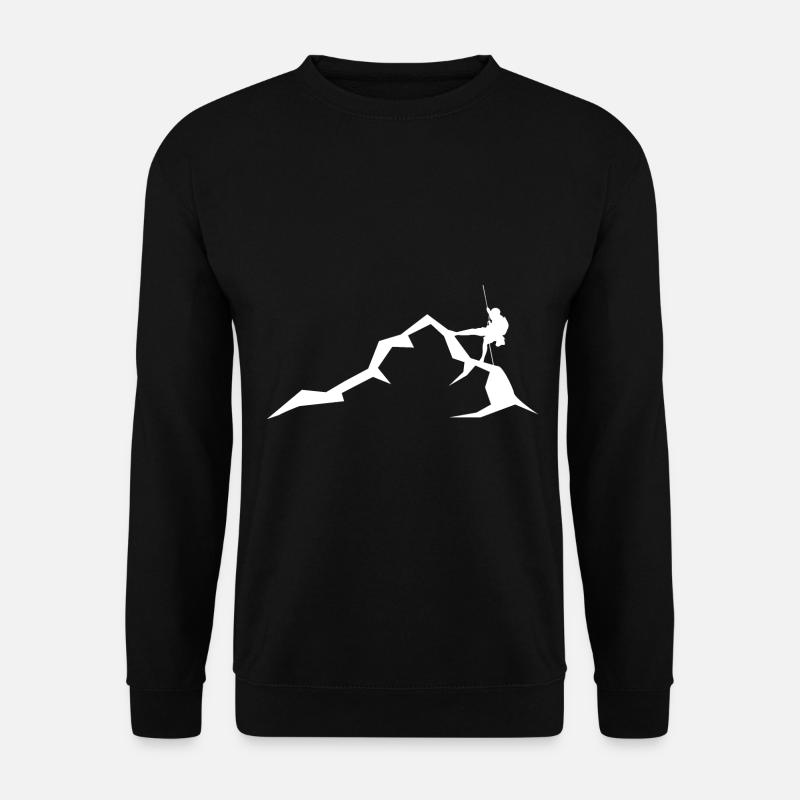 Mountain - Climbing - (8) - Unisex Sweatshirt - black