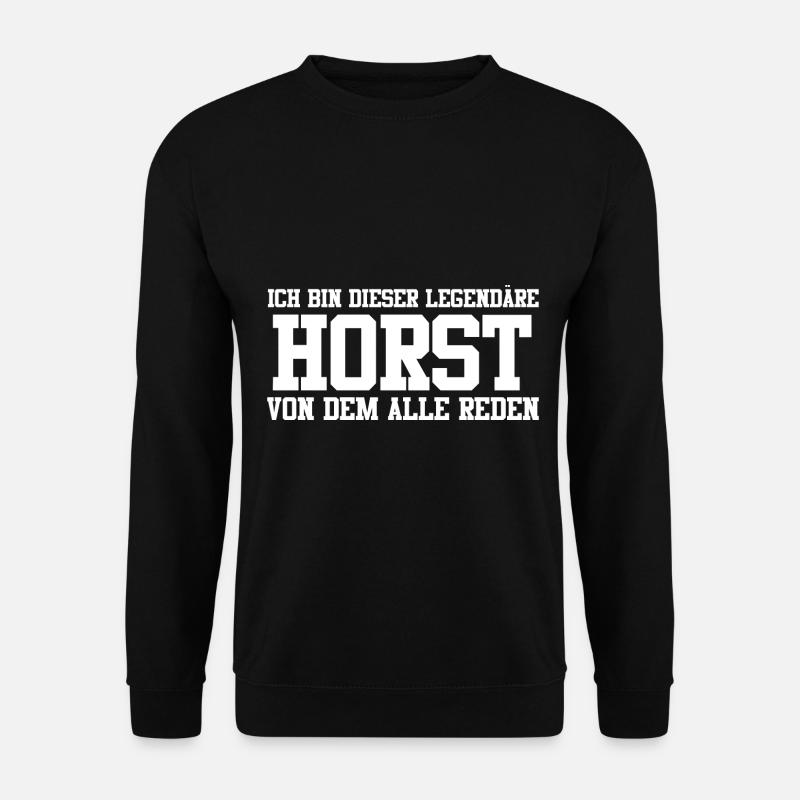 Horst Name Design - Unisex Pullover - Schwarz