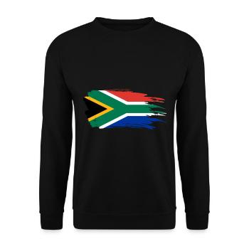 République Afrique du Sud Idée de cadeau - Sweat-shirt Unisexe - noir - Devant - Alina (178cm) & Michal (187cm)