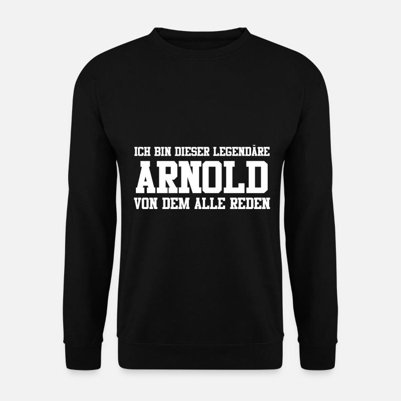 Arnold Name Design - Unisex Pullover - Schwarz