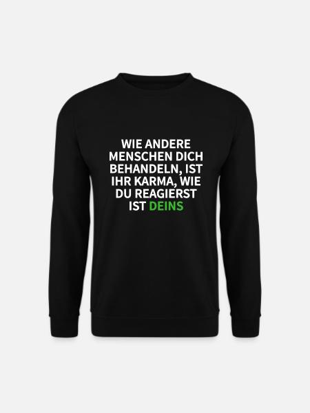 karma - Unisex Sweatshirt - black