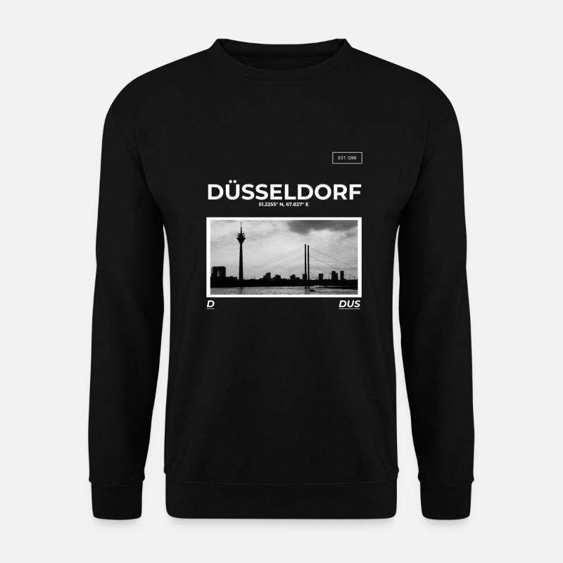 Duesseldorf City - Unisex Sweatshirt - black
