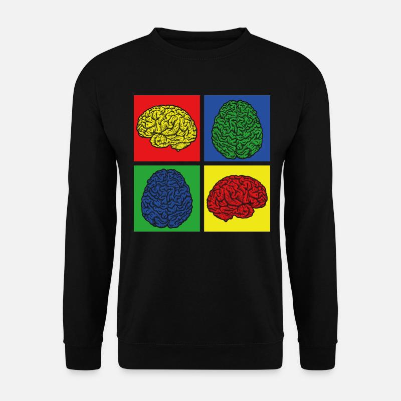 Zombie Gehirn - Unisex Pullover - Schwarz
