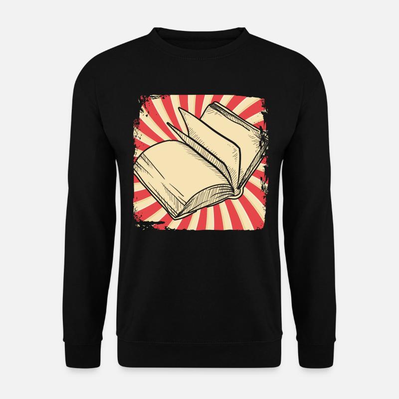 Reading books - Unisex Sweatshirt - black