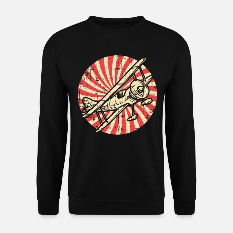 airplane - Unisex Sweatshirt - black