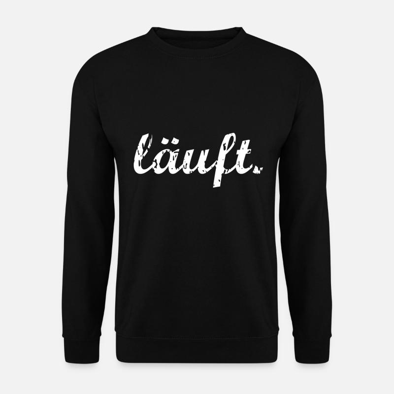 läuft - Unisex Pullover - Schwarz