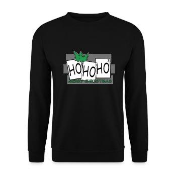 Noël Noël Noël Noël - Sweat-shirt Unisexe - noir - Devant - Alina (178cm) & Michal (187cm)
